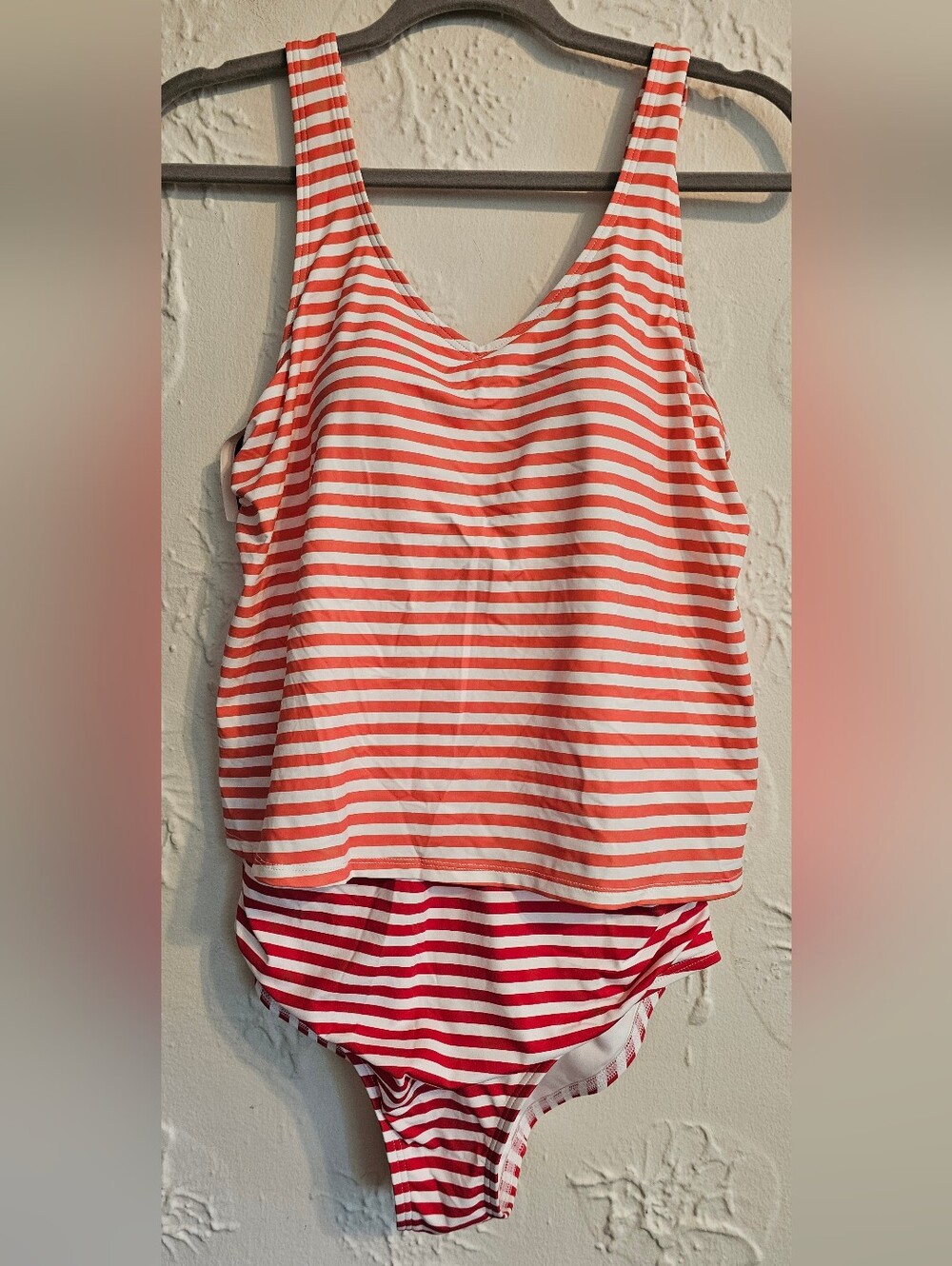Striped 2 Color Women's Swimuit NWT Size Small